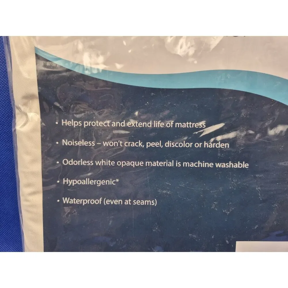 Zippered Plastic Twin Mattress Protector Hypoallergenic Waterproof DMI